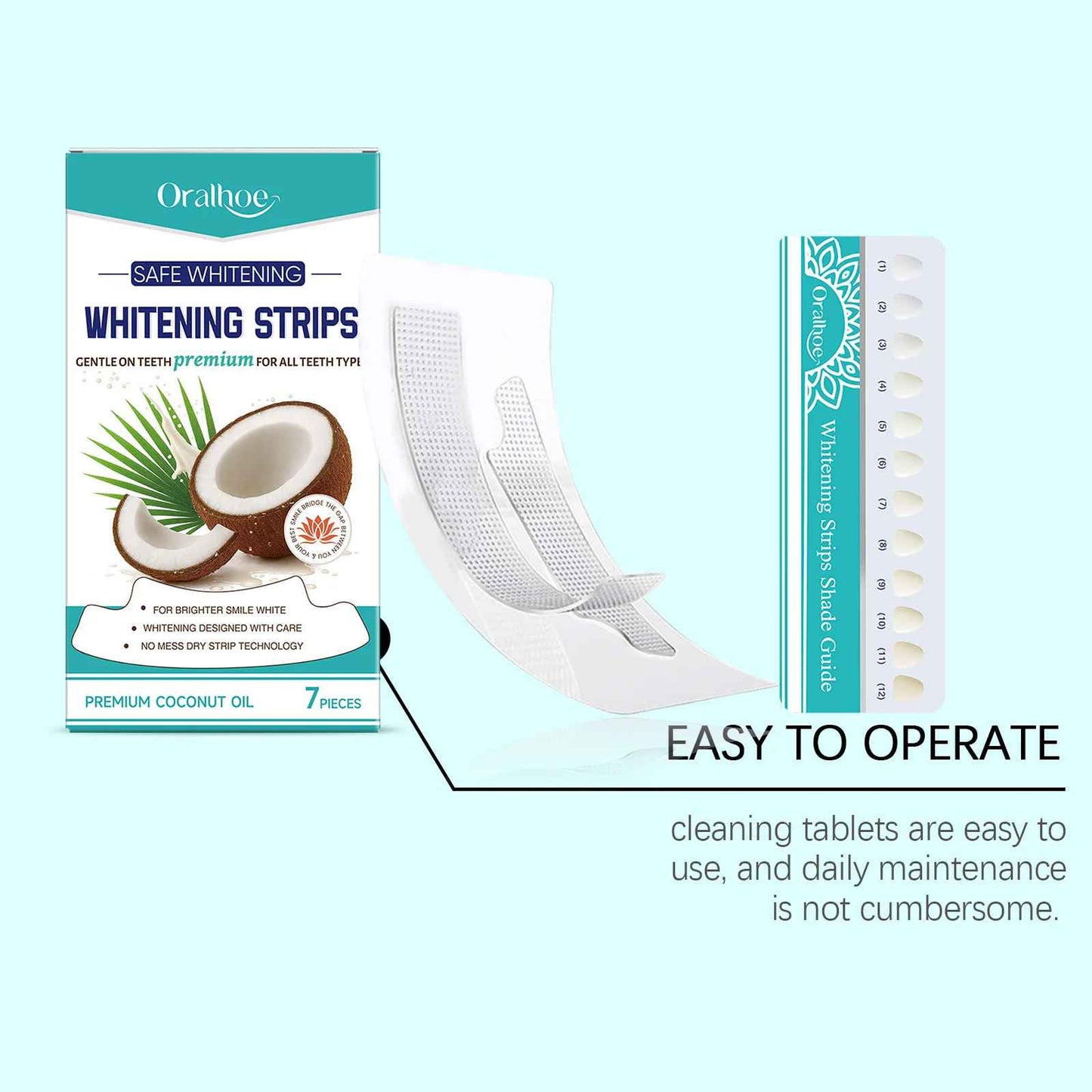 Organic teeth Whitening strips