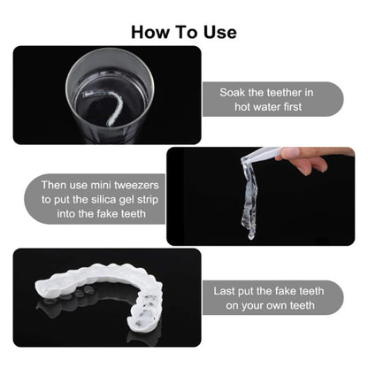 Cosmetic white dental veneers